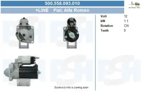 Стартер CV PSH 500.558.093.010