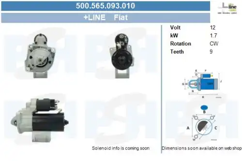 Стартер CV PSH 500.565.093.010