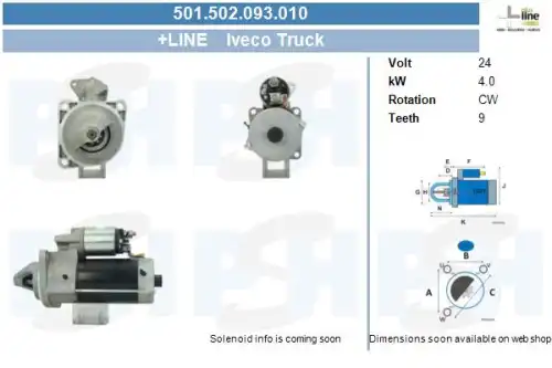Стартер CV PSH 501.502.093.010