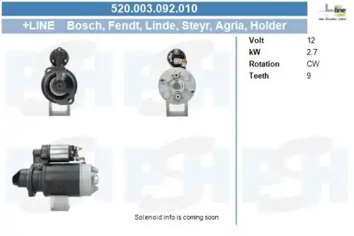 Стартер CV PSH 520.003.092.010