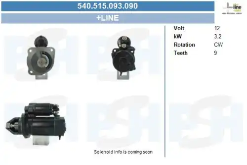 Стартер CV PSH 540.515.093.090