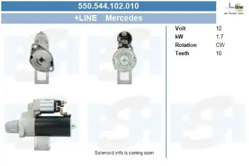 Стартер CV PSH 550.544.102.010