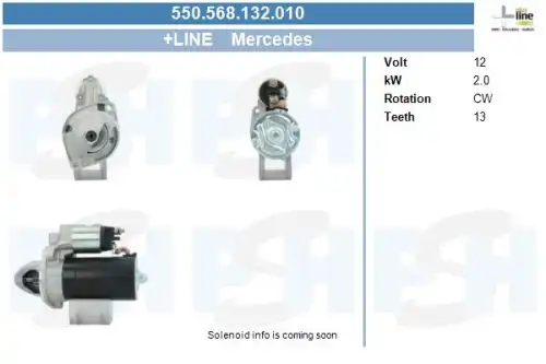 Стартер CV PSH 550.568.132.010