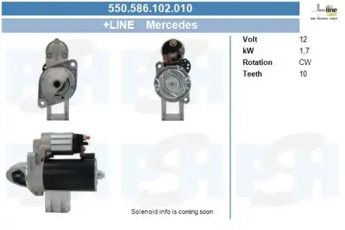 Стартер CV PSH 550.586.102.010