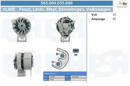 Генератор ! \ 565.004.055.090 CV PSH