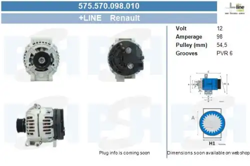 Генератор CV PSH 575.570.098.010