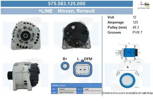 Генератор CV PSH 575.583.125.000