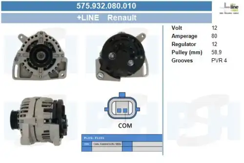 Генератор ! \ 575.932.080.010 CV PSH