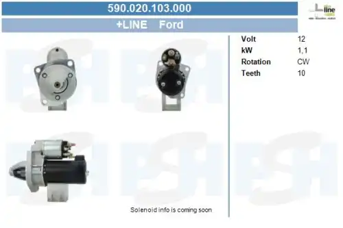 Стартер CV PSH 590.020.103.000
