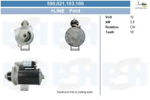Стартер CV PSH 590.021.103.100