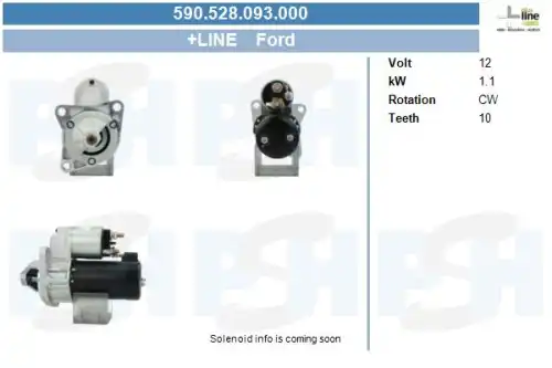 Стартер CV PSH 590.528.093.000