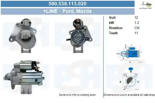 Стартер CV PSH 590.539.113.020