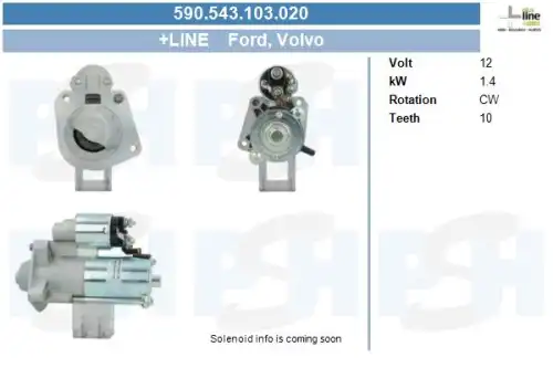 Стартер CV PSH 590.543.103.020