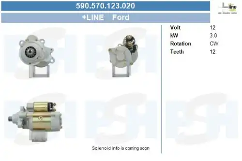 Стартер CV PSH 590.570.123.020