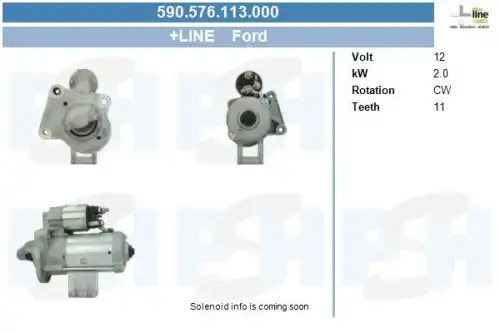 Стартер CV PSH 590.576.113.000