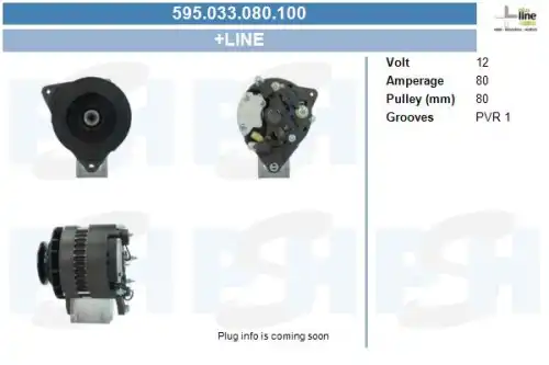 Генератор CV PSH 595.033.080.100