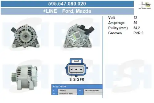 Генератор CV PSH 595.547.080.020