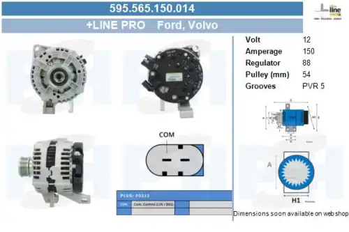 Генератор CV PSH 595.565.150.014