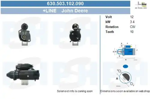 Стартер CV PSH 630.503.102.090
