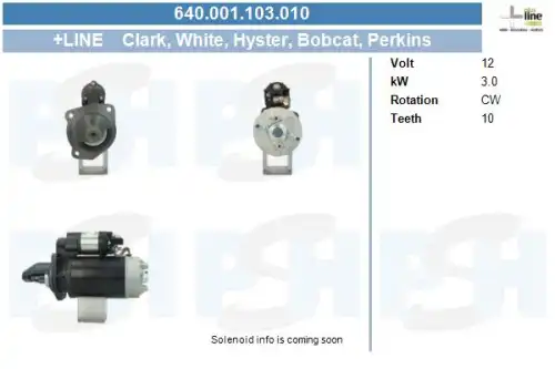 Стартер CV PSH 640.001.103.010