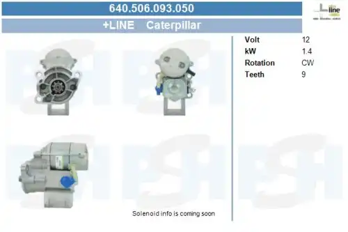 Стартер CV PSH 640.506.093.050