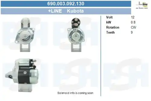 Стартер CV PSH 690.003.092.130