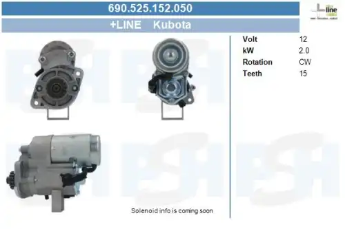 Стартер CV PSH 690.525.152.050
