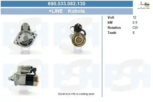 Стартер CV PSH 690.533.082.130