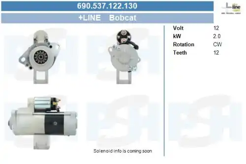 Стартер CV PSH 690.537.122.130