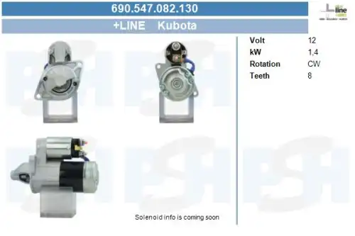 Стартер CV PSH 690.547.082.130