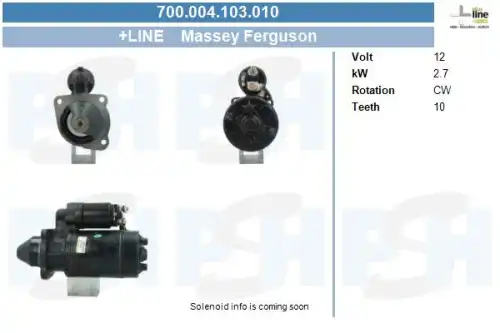 Стартер CV PSH 700.004.103.010