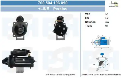 Стартер CV PSH 700.504.103.090