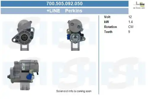Стартер CV PSH 700.505.092.050