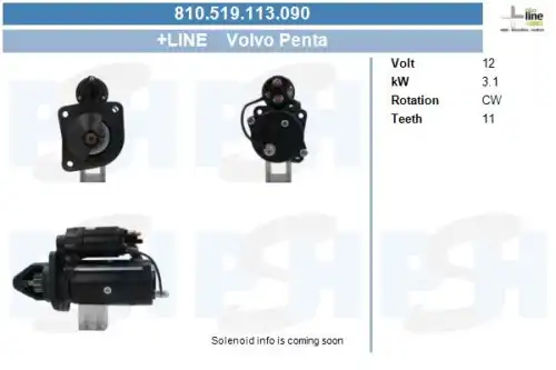 Стартер CV PSH 810.519.113.090