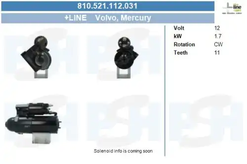 Стартер CV PSH 810.521.112.031