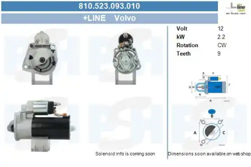 Стартер CV PSH 810.523.093.010