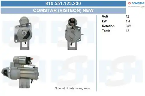Стартер CV PSH 810.551.123.230