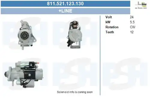 Стартер CV PSH 811.521.123.130