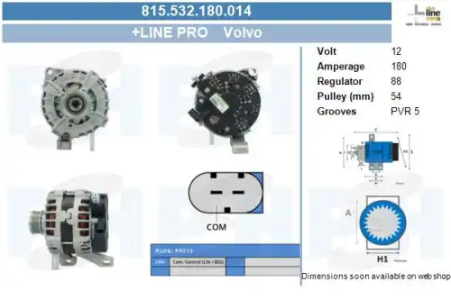 Генератор CV PSH 815.532.180.014