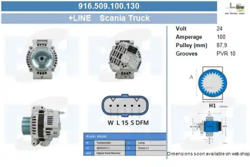 Генератор CV PSH 916.509.100.130
