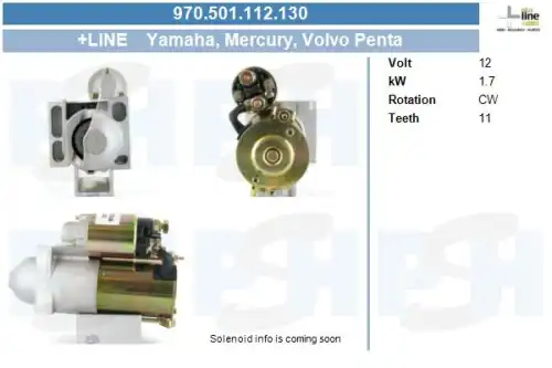 Стартер CV PSH 970.501.112.130