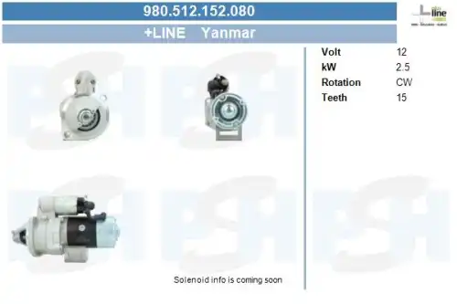 Стартер CV PSH 980.512.152.080