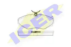 Тормозные колодки дисковые ICER 181449