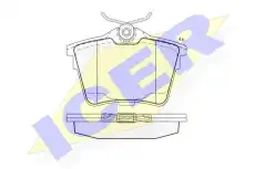 Тормозные колодки дисковые ICER 181658