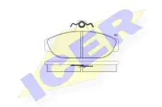 Тормозные колодки дисковые ICER 180464