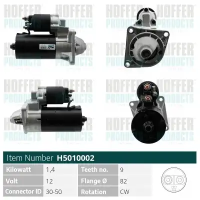 Стартер HOFFER H5010002