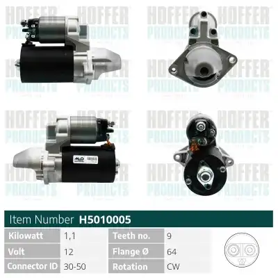 Стартер HOFFER H5010005
