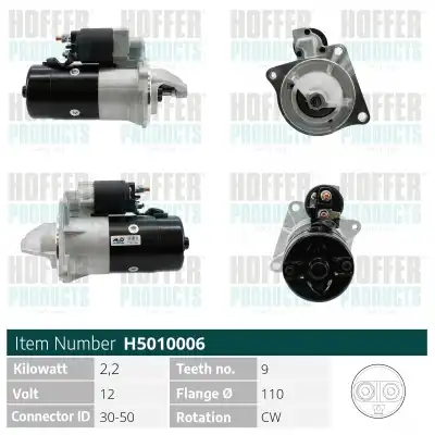 Стартер HOFFER H5010006