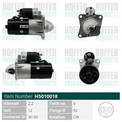Стартер HOFFER H5010018