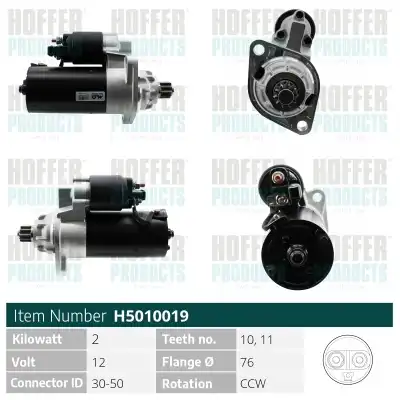 Стартер HOFFER H5010019